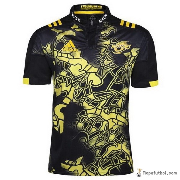 Camiseta Rugby Hurricanes Territorio 2017 Negro